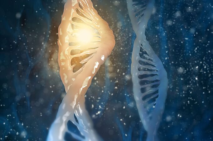 Die DNA eines Menschen kann in Milliarden Abschnitten gelesen werden. | Quelle: Colourbox | Copyright: Colourbox 