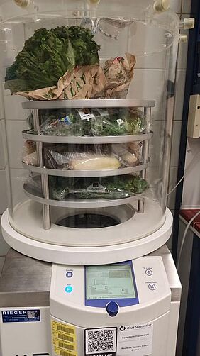 Im "Setup Lab" sieht man den ersten Schritt der Probenverarbeitung. | Copyright: Anya Sherman, Zentrum für Mikrobiologie und Umweltsystemwissenschaft 